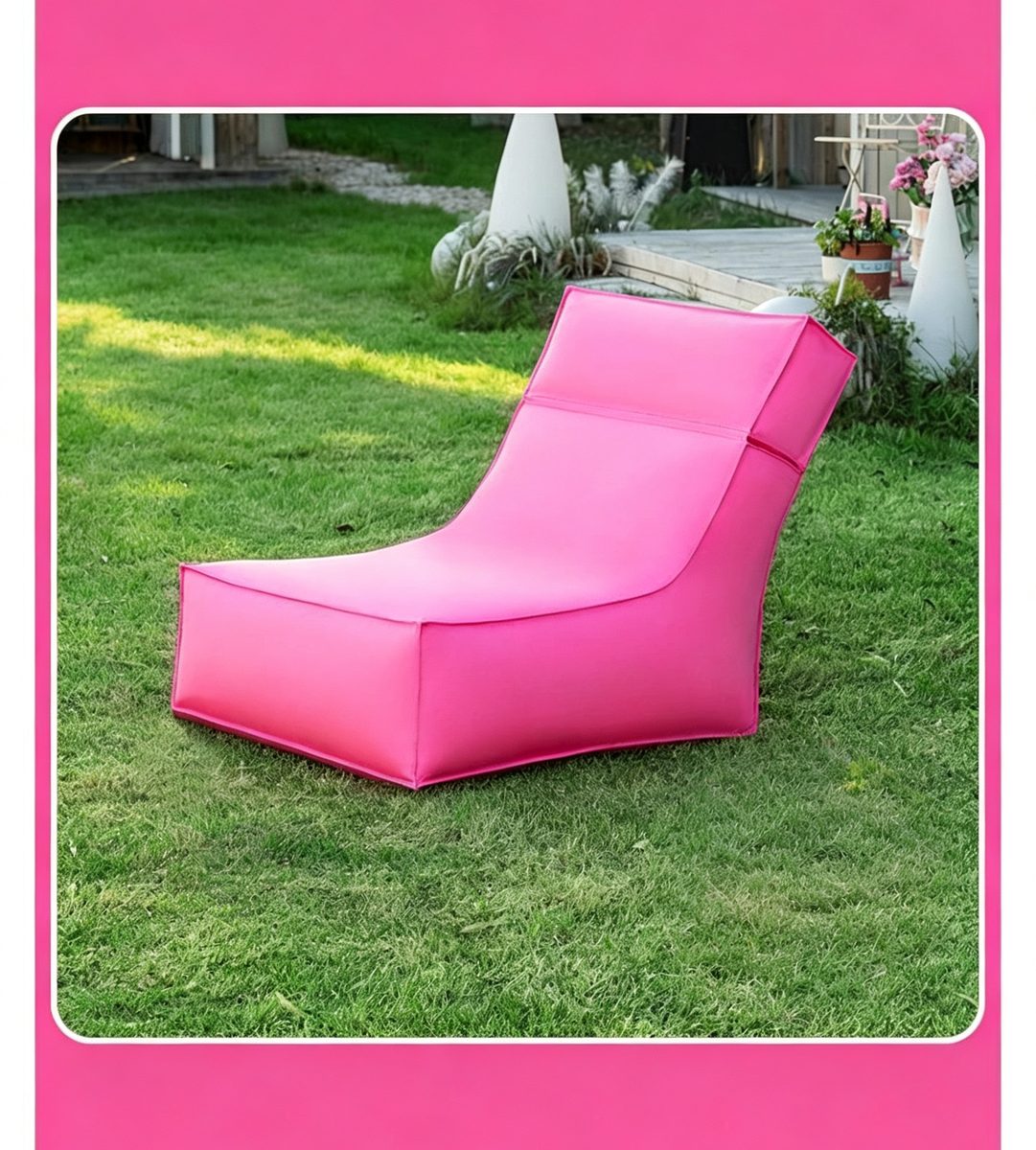 Beach Bean Bag Chair - Yellow detail 2